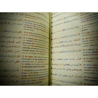 Al-Quran Al-Karim Farbkodierte Übersetzung