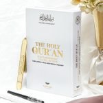 Schattierter Koran Englisch in Hardcover - Weiß