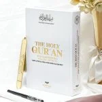 Schattierter Koran Englisch in Hardcover - Weiß