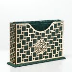 Samt Koran Set - Grün